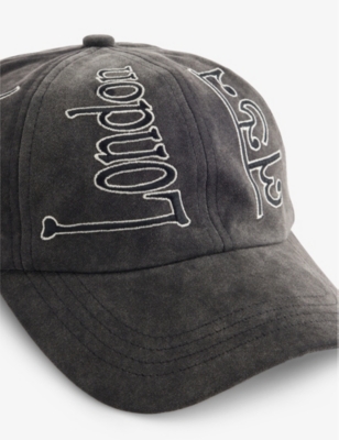 HIGHSNOBIETY: London Language Wool Baseball Cap