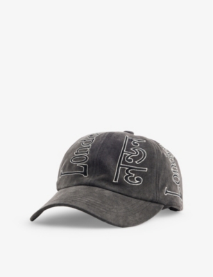 HIGHSNOBIETY: London Language Wool Baseball Cap