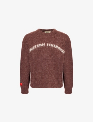 HIGHSNOBIETY: Chiltern Firehouse x Highsobiety Logo-Intarsia Brushed-Knit Jumper