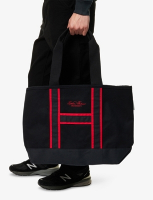 HIGHSNOBIETY: Chiltern Firehouse x Highsnobiety Brand-Embroidery Cotton Tote Bag