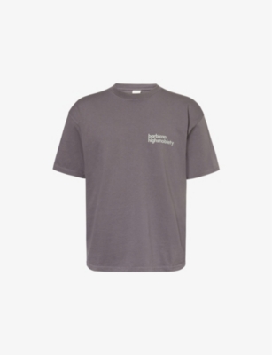 HIGHSNOBIETY: Barbican Brutal Text-Print Cotton T-Shirt
