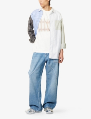 JW ANDERSON: Graphic-Print Crewneck Cotton T-Shirt