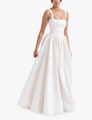 HOUSE OF CB: Lillianna Corset Satin Bridal Gown
