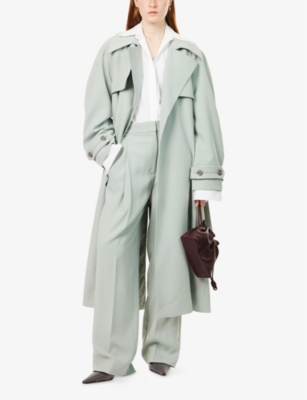 CAMILLA AND MARC: Moriallas Relaxed Woven Trench Coat