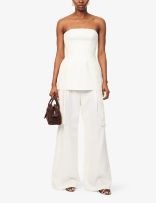 CAMILLA AND MARC: Cypress Wide-Leg Wool-Blend Trousers