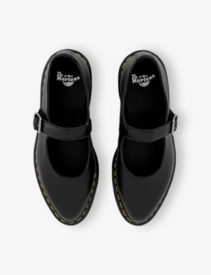 DR. MARTENS: Elphie Leather Mary Jane Shoes