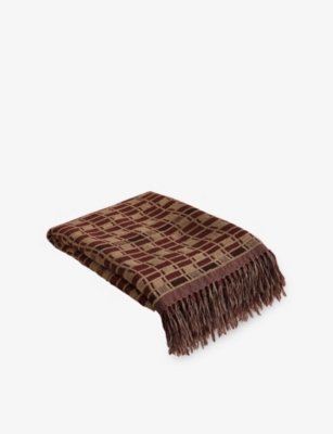 SOHO HOME: Erin Silk and Wool Throw 130cm x 170cm