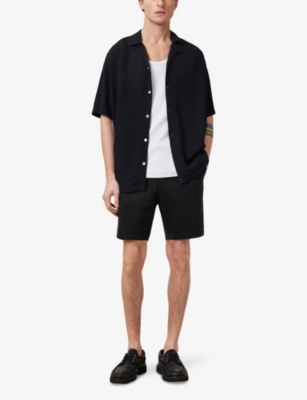ALLSAINTS: Neiva Slim-Fit Stretch-Cotton Shorts