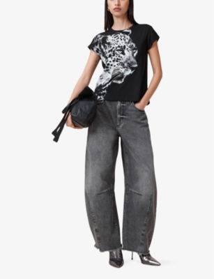 ALLSAINTS: Kiara Anna Crew Neck Short-Sleeve Cotton-Jersey T-Shirt