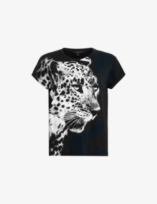 ALLSAINTS: Kiara Anna Crew Neck Short-Sleeve Cotton-Jersey T-Shirt