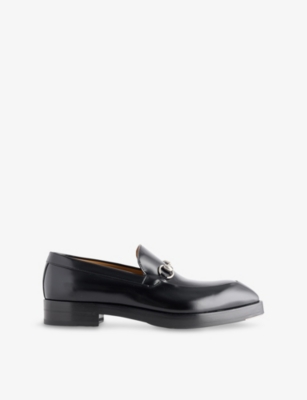 GUCCI: Horsebit Leather Loafers
