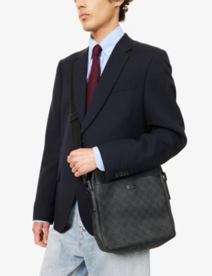 RESELFRIDGES: Pre-Loved Gucci GG Supreme Coated-Canvas Cross-Body Bag