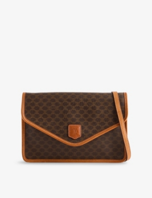 RESELFRIDGES: Pre-Loved Celine Macadam Coated-Canvas Cross-Body Bag