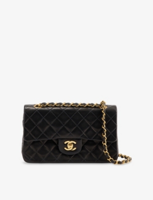 RESELFRIDGES: Pre-loved Chanel Classic Double-Flap Leather Shoulder Bag