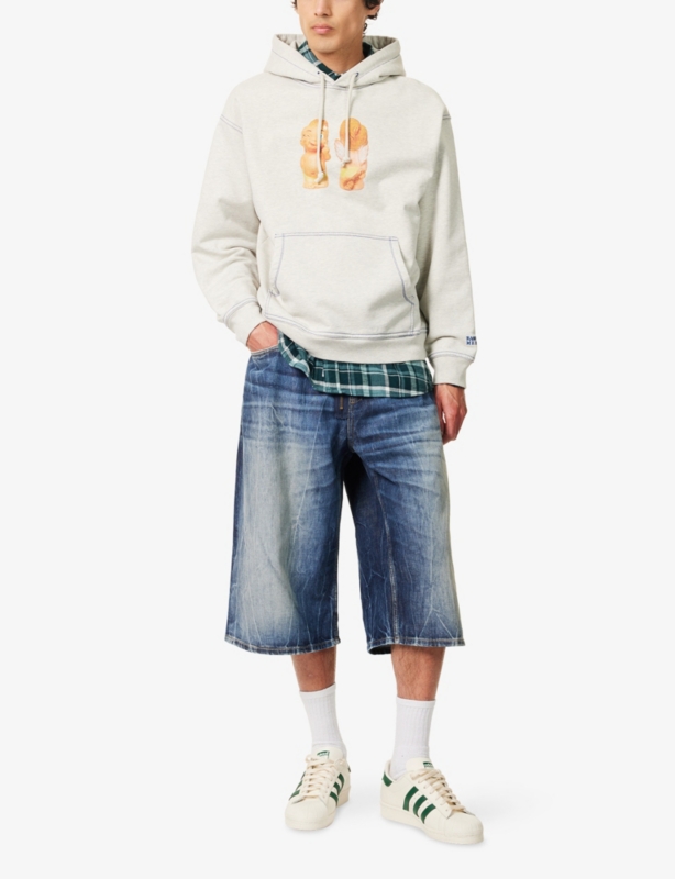 Merci Graphic-Print Cotton Hoody