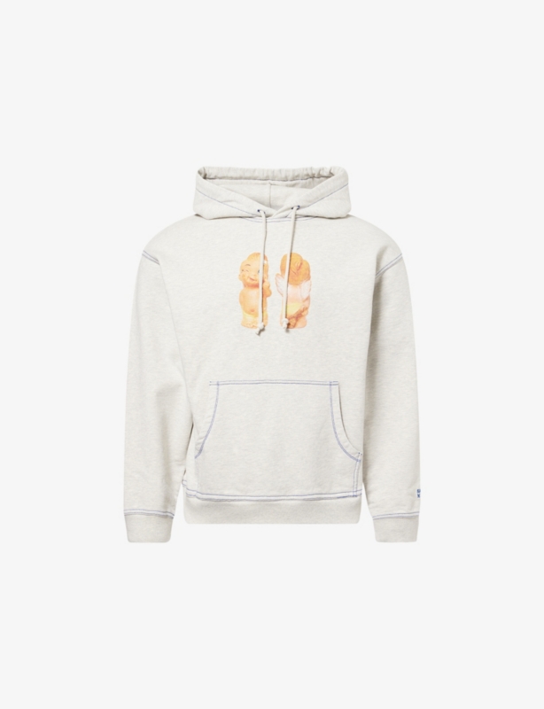 Merci Graphic-Print Cotton Hoody