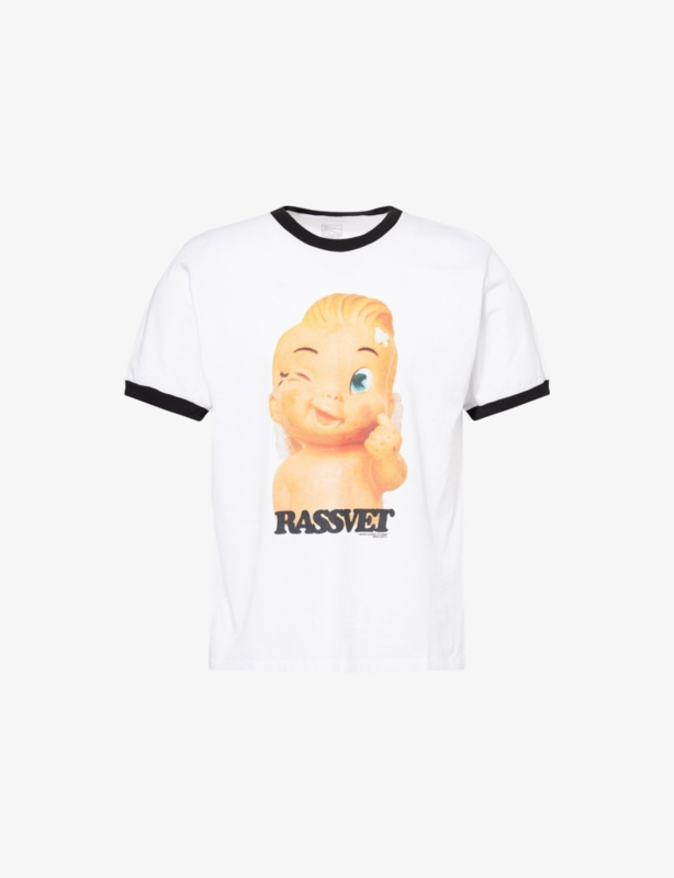Merci Short-Sleeve Cotton-Jersey T-Shirt