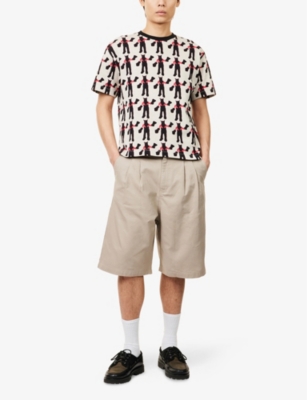 RASSVET: Pleated Relaxed-Fit Cotton Shorts