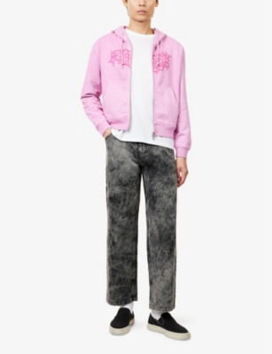 RASSVET: Faded-Wash Straight-Leg Relaxed-Fit Jeans
