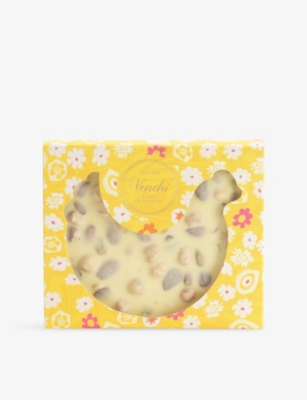 VENCHI: Brutto & Buono White Chocolate Hen with Salted Nuts 160g