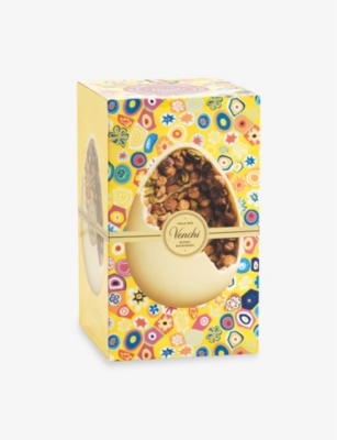 VENCHI: Gourmet White Chocolate Egg with Salted Nuts 500g
