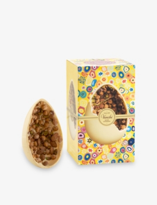 VENCHI: Gourmet White Chocolate Egg with Salted Nuts 500g