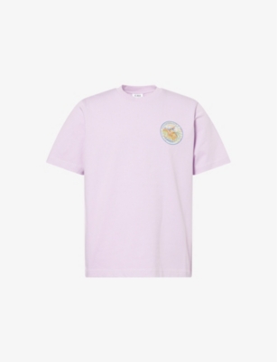 CASABLANCA: The Four Elements Crew-Neck Relaxed-Fit Cotton-Jersey T-Shirt