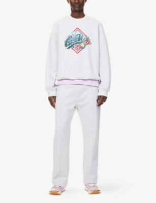 CASABLANCA: Casa Way Crew-Neck Relaxed-Fit Cotton-Jersey Sweatshirt