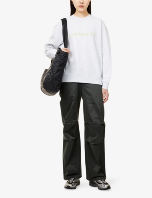 CARHARTT WIP: Logo-Embroidered Regular-Fit Cotton-Blend Sweatshirt