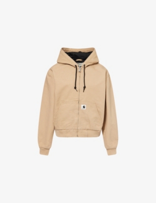 CARHARTT WIP: Active Hooded Cotton-Canvas Jacket