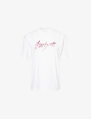 CARHARTT WIP: Logo-Print Short-Sleeve Cotton T-Shirt