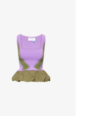 PH5: Lily Mixed-Media Knitted Tank Top