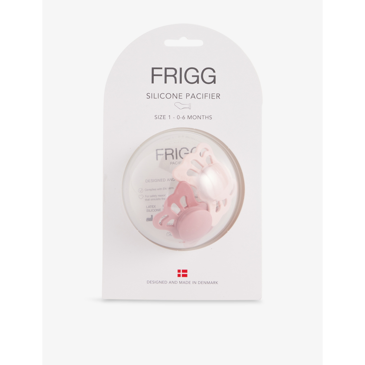 Mushie x FRIGG Butterfly Silicone Pacifier Pack of Two 0-6 Months