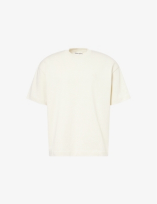 The Couture Club Mens  Laundered Classics Short-sleeve Cotton-jersey T-shirt In Vintagewhite