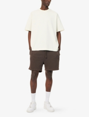 THE COUTURE CLUB: Launder Classics Straight-Leg Cotton-Jersey Shorts