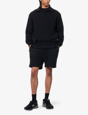 The Couture Club Mens Launder Classics Straight-leg Cotton-jersey Shorts Washedblack Xl In Washedblack