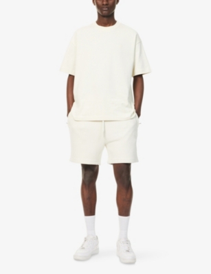 THE COUTURE CLUB: Launder Classics Straight-Leg Cotton-Jersey Shorts