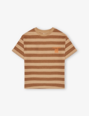 CLAUDE & CO: Rowan Stripe-Print Cotton T-Shirt 6 Months - 6 Years