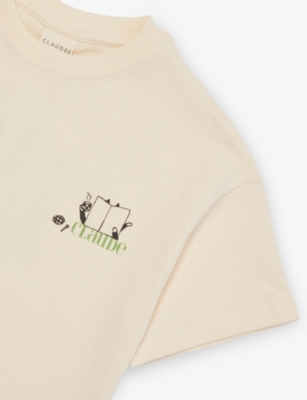 CLAUDE & CO: Zebedee Short-Sleeve Cotton T-Shirt 6 Months - 6 Years