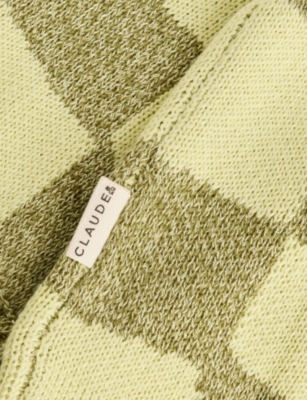 CLAUDE & CO: Phoenix Check-Print Cotton-Knit Jumper 6 Months-6 Years