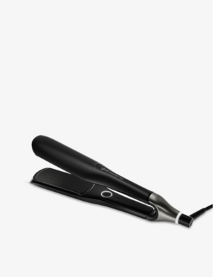 Ghd Chronos Max Wide Plate Hair Straightener Black In Black