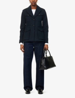 ME AND EM: Military flap-pocket cotton jacket