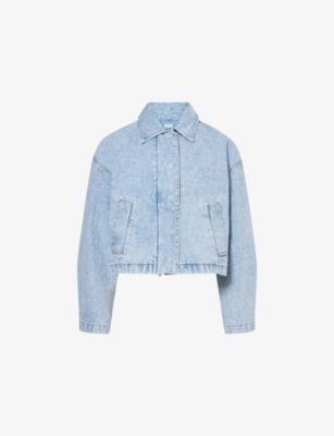 SIMKHAI: Regular-Fit Everli Denim Jacket