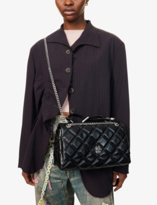 MARC JACOBS: The Quilted Dual Convertible Leather Shoulder Bag