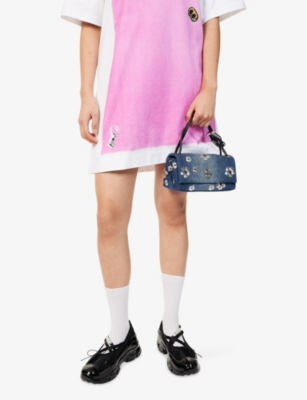 MARC JACOBS: The Sequin Daisy Denim Mini Dual Bag