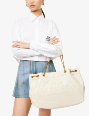 MARC JACOBS: The Chain Sack Leather Shoulder Bag