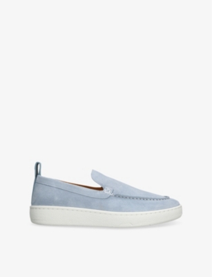 LANVIN: Cruiser Suede Moccasins