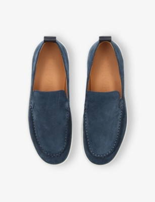 LANVIN: Cruiser Suede Moccasins