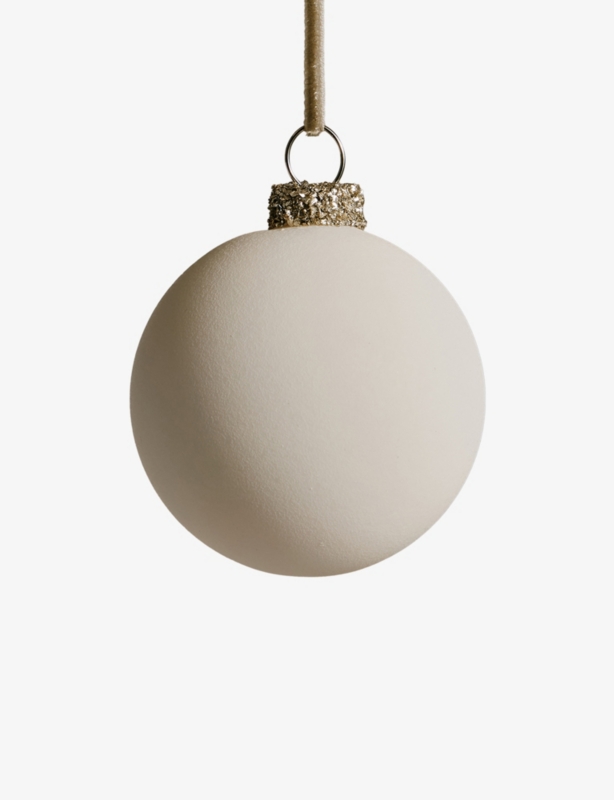 Matte Glass Christmas Decoration