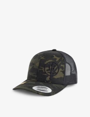 THRUDARK: Obsidian Woven Trucker Cap